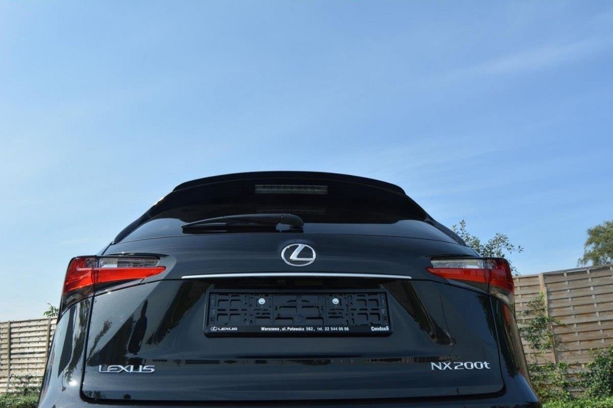 Heckspoiler Lippe Lexus NX Preface/Facelift schwarz Hochglanz – Ansicht 4