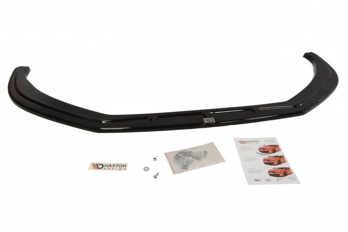 Street+ Spoilerlippe Front Ansatz passend für VW Passat CC R36 RLINE (vor Facelift) schwarz Hochglanz – Ansicht 5