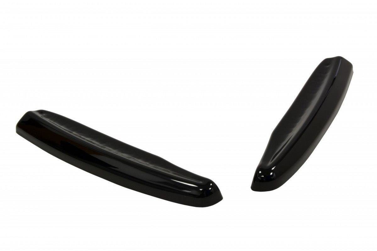 Heck Ansatz Flaps Diffusor passend für Audi S3 / A3 S-Line 8V Hachback / Sportback schwarz Hochglanz – Ansicht 3