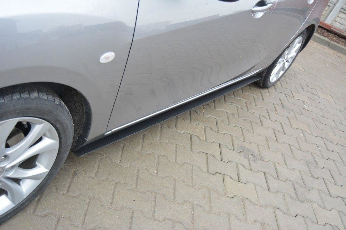 Racing Seitenschweller Ansatz MAZDA 3 MK2 SPORT (vor Facelift) – Ansicht 1