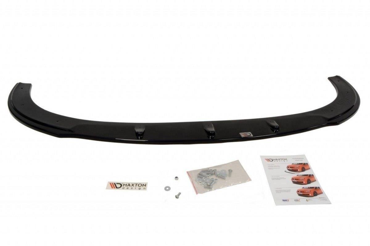 Street+ Spoilerlippe Front Ansatz passend für SEAT IBIZA IV CUPRA(6J) vor Facelift schwarz Hochglanz – Ansicht 1
