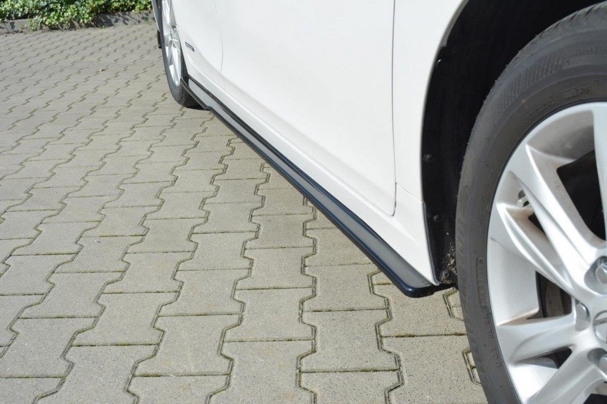 Street+ Seitenschweller Leisten passend für Lexus CT Mk1 Facelift schwarz Hochglanz – Ansicht 1