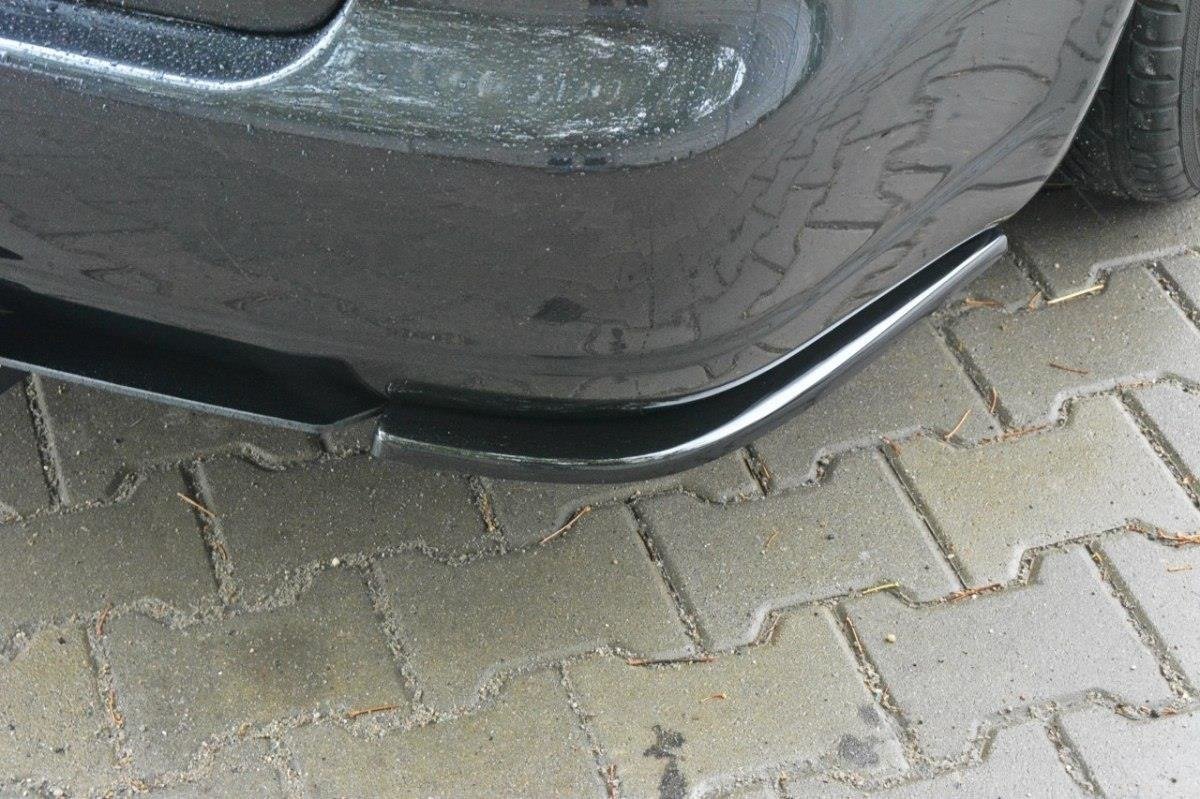 Heck Ansatz Flaps Diffusor passend für AUDI S4 B5 Avant schwarz Hochglanz – Ansicht 4