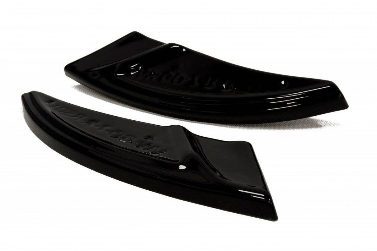 Heck Ansatz Flaps Diffusor V.1 passend für VW Golf 7 R / R-Line  schwarz Hochglanz – Ansicht 5