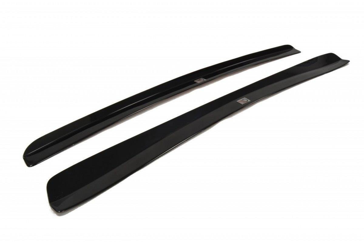 Unterer Heckspoiler Lippe Subaru Impreza WRX STI (BLOBEYE) schwarz Hochglanz – Ansicht 1