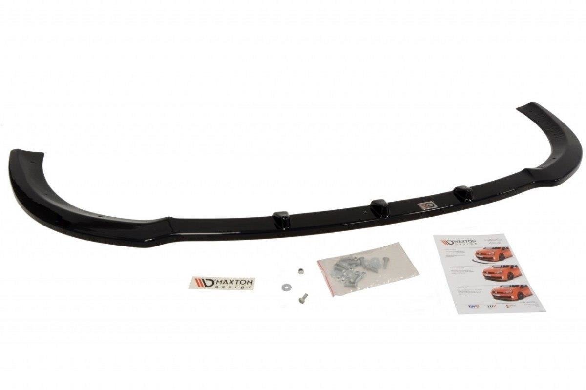 Street+ Spoilerlippe Front Ansatz V.1 passend für Ford Focus RS Mk2 schwarz Hochglanz – Ansicht 5