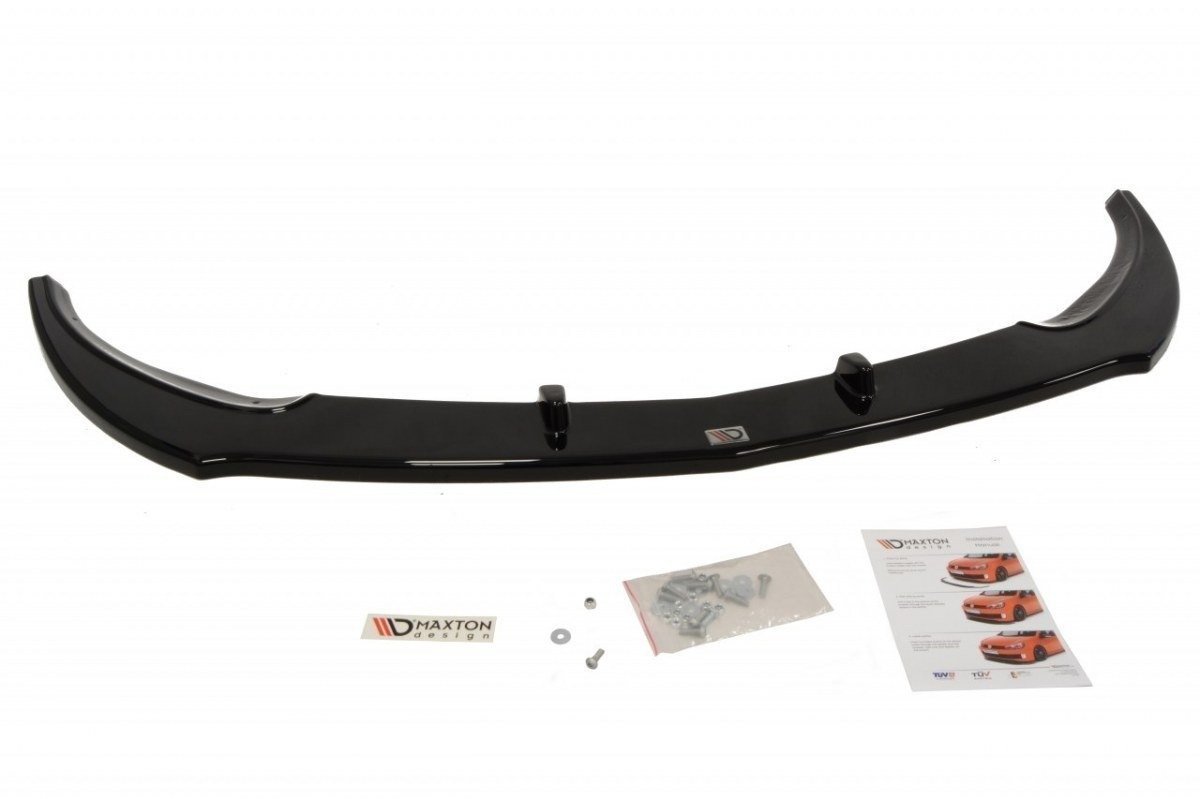 Street+ Spoilerlippe Front Ansatz passend für OPEL ASTRA GTC schwarz Hochglanz – Ansicht 4
