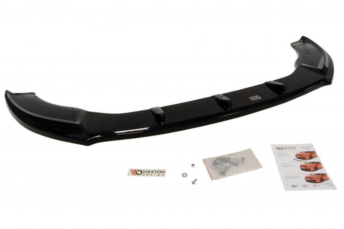 Street+ Spoilerlippe Front Ansatz passend für Skoda Superb Mk2 FL schwarz Hochglanz – Ansicht 1