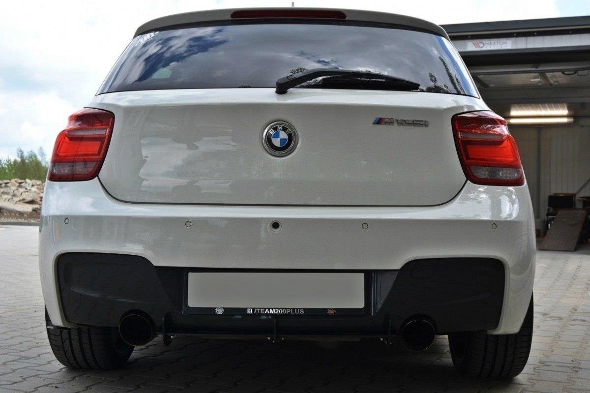 BMW 1er F20/F21 M-POWER Diffusor Heck Ansatz passend für Heckschürze passend für & Heck Ansatz Flaps Diffusor passend für (vor Facelift) – Ansicht 4