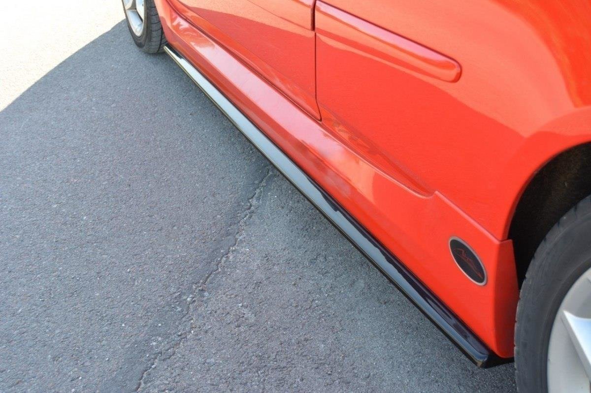 Street+ Seitenschweller Leisten passend für Fiat Stilo Schumacher  schwarz Hochglanz – Ansicht 3