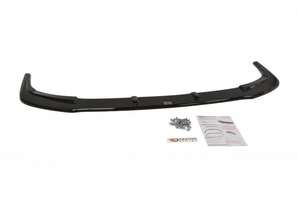 Street+ Spoilerlippe Front Ansatz V.1 passend für Mitsubishi Lancer Evo X schwarz Hochglanz – Ansicht 6