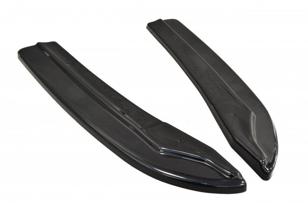 Heck Ansatz Flaps Diffusor passend für Mercedes-Benz C Limousine / Kombi AMG-Line W204 / S204 schwarz Hochglanz – Ansicht 6