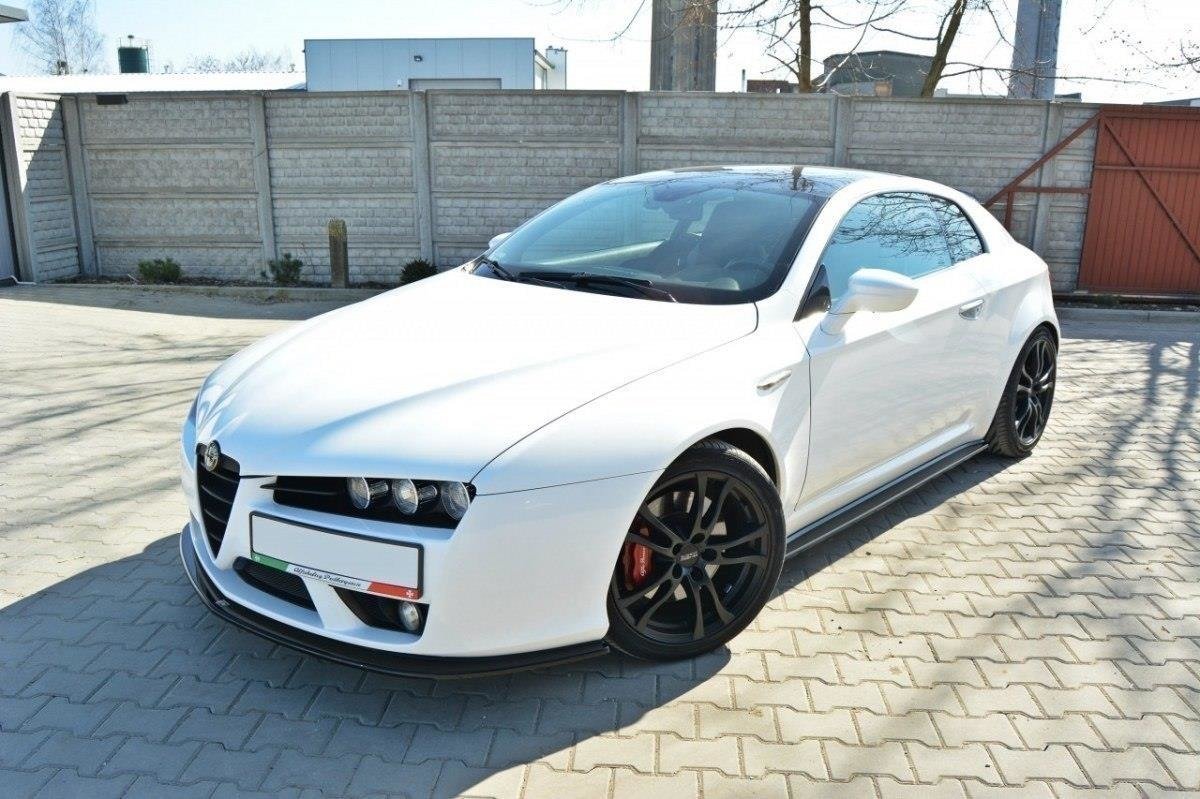 Street+ Spoilerlippe Front Ansatz passend für Alfa Romeo Brera schwarz Hochglanz – Ansicht 6