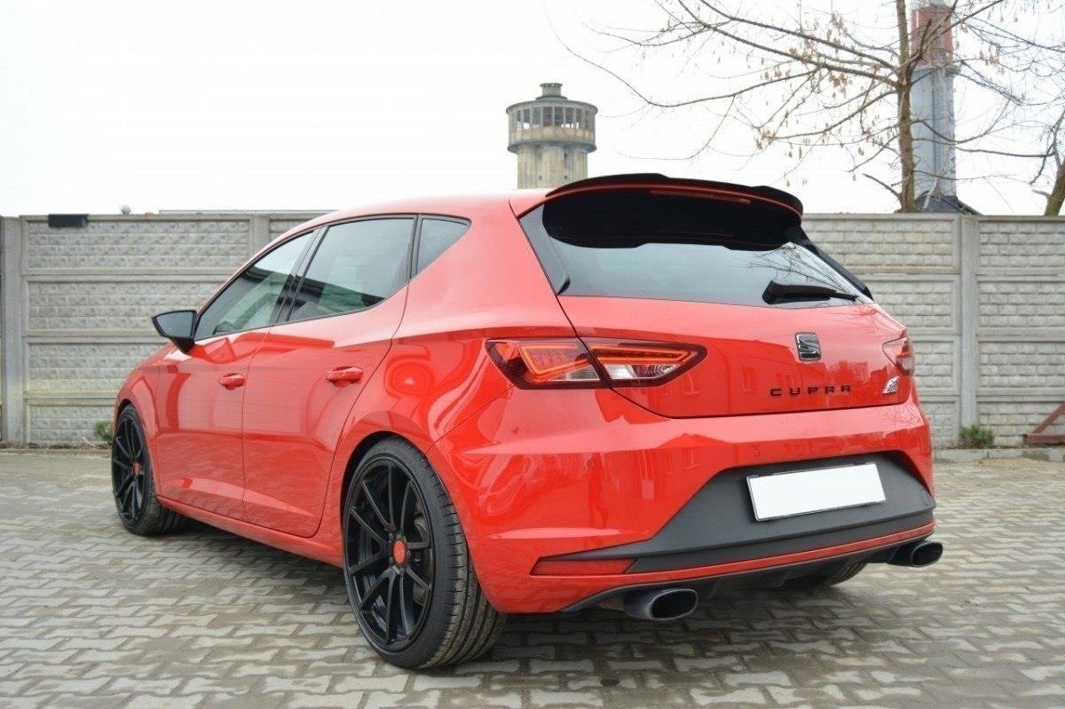 Heckspoiler Lippe V.2 Seat Leon Cupra Hatchback Mk3  schwarz Hochglanz – Ansicht 5