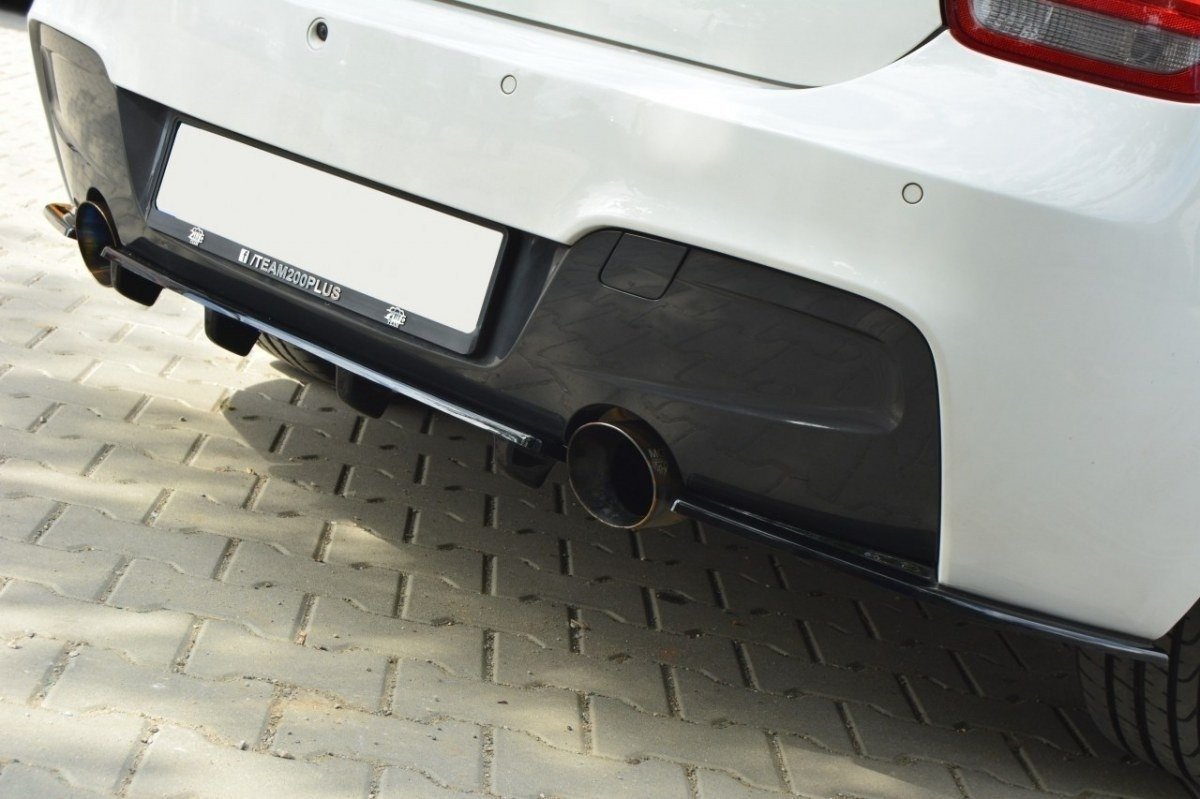 Heckansatz BMW 1er F20/F21 M-Power im DTM LOOK schwarz Hochglanz – Ansicht 1