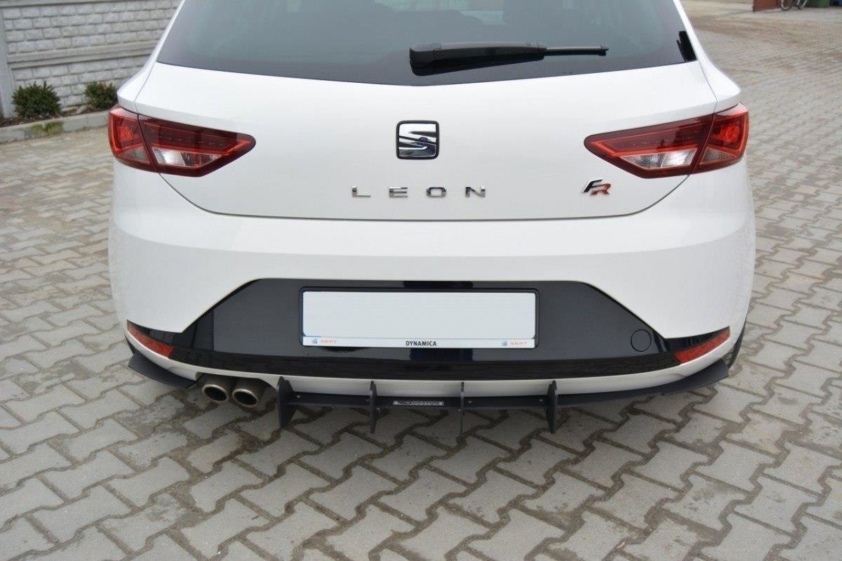 Diffusor Heck Ansatz passend für Heckschürze passend für SEAT LEON III FR – Ansicht 3