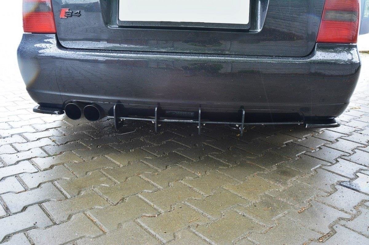 Diffusor Heck Ansatz passend für Heckschürze passend für AUDI S4 B5 Avant – Ansicht 3