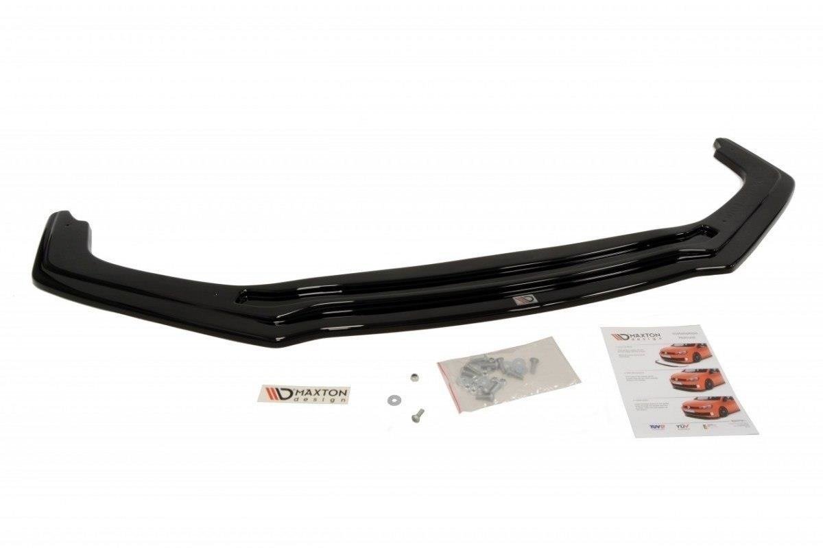 Street+ Spoilerlippe Front Ansatz passend für v.1 HONDA CIVIC IX TYPE R schwarz Hochglanz – Ansicht 6