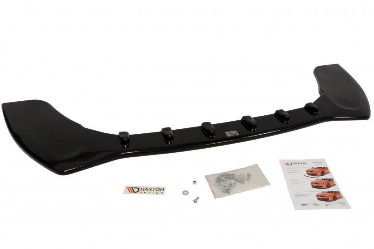 Street+ Spoilerlippe Front Ansatz passend für Ford Fiesta ST Mk7 FL (Mit Maxton Design Stoßstange) schwarz Hochglanz – Ansicht 4