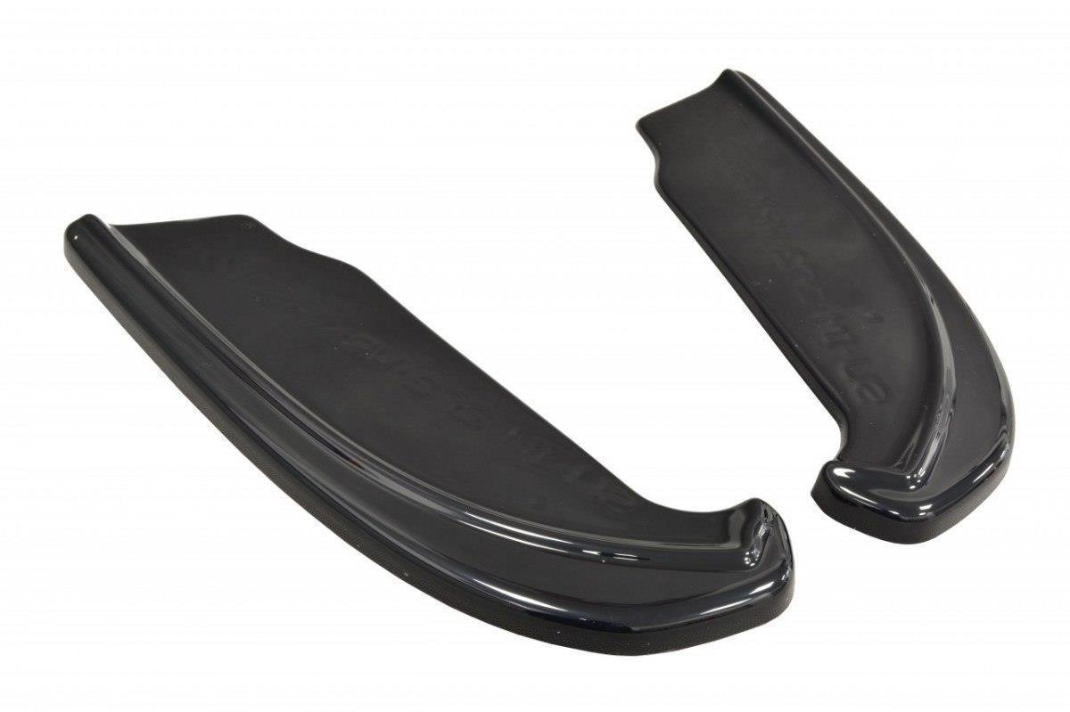 Heck Ansatz Flaps Diffusor passend für Subaru Impreza II WRX schwarz Hochglanz – Ansicht 1