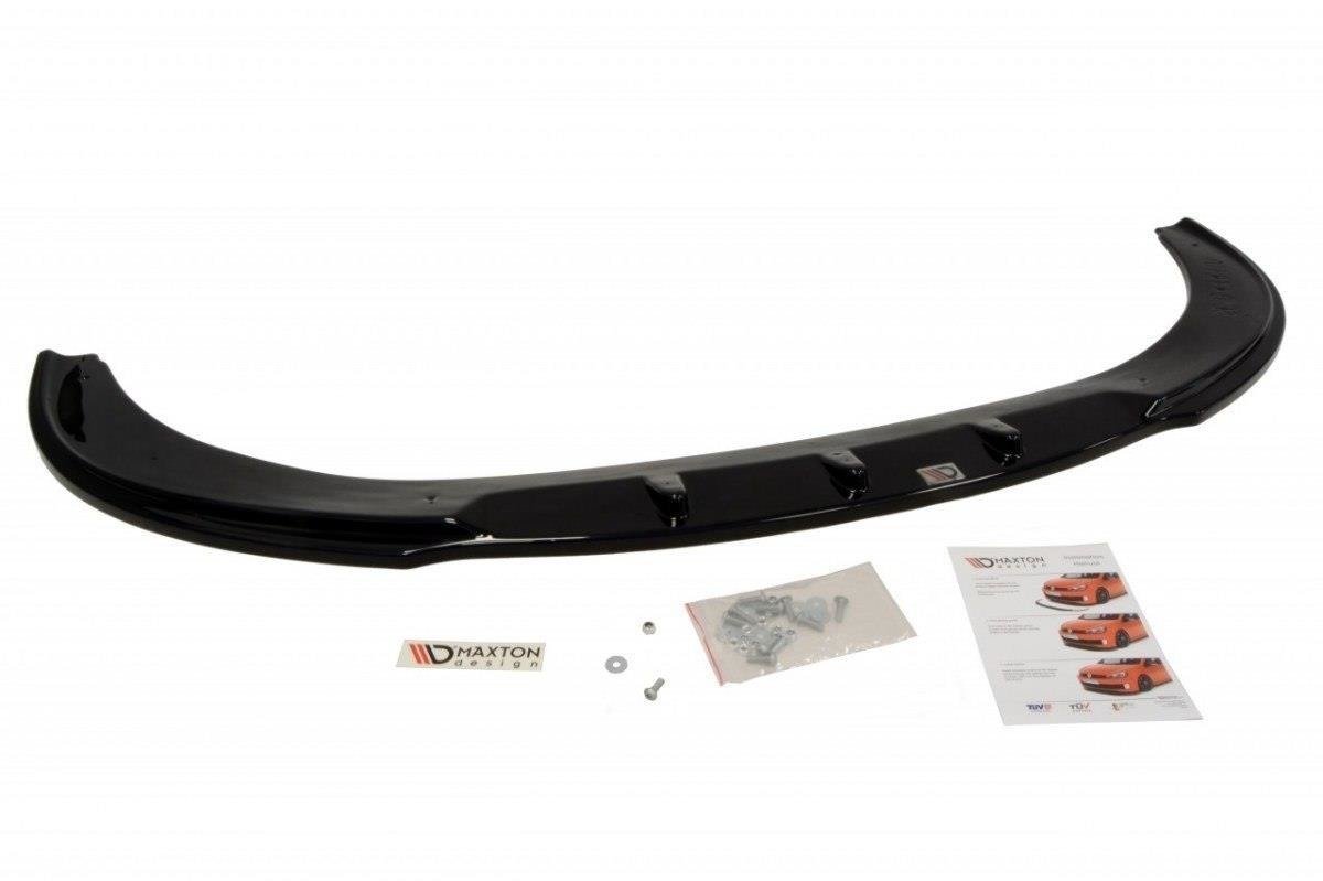 Street+ Spoilerlippe Front Ansatz passend für SEAT IBIZA IV FR (6J) vor Facelift schwarz Hochglanz – Ansicht 1