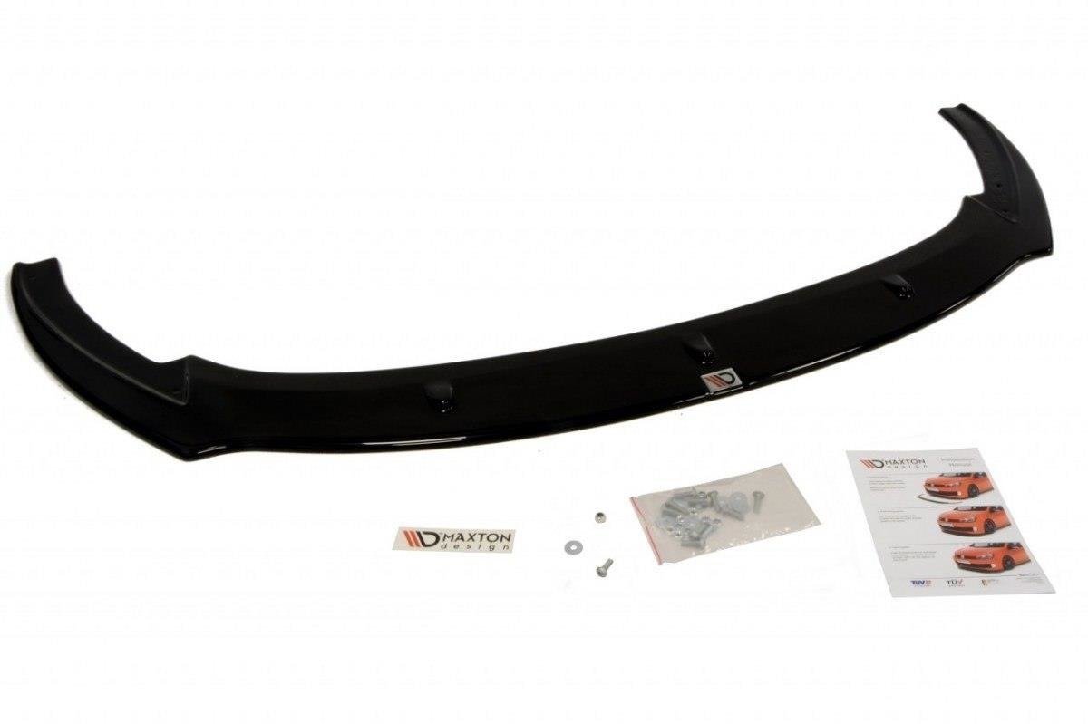 Street+ Spoilerlippe Front Ansatz passend für SEAT IBIZA IV CUPRA (6J) Facelift schwarz Hochglanz – Ansicht 4