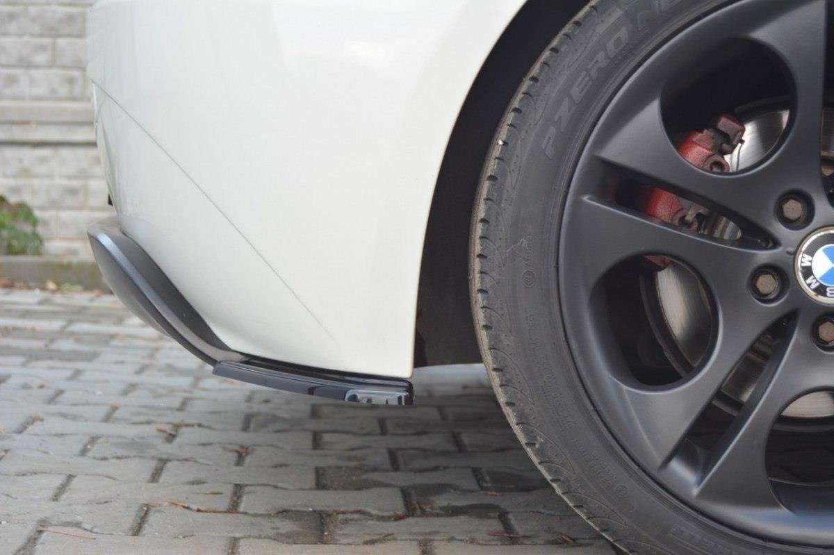Heck Ansatz Flaps Diffusor passend für BMW Z4 E85 / E86 vor Facelift schwarz Hochglanz – Ansicht 3