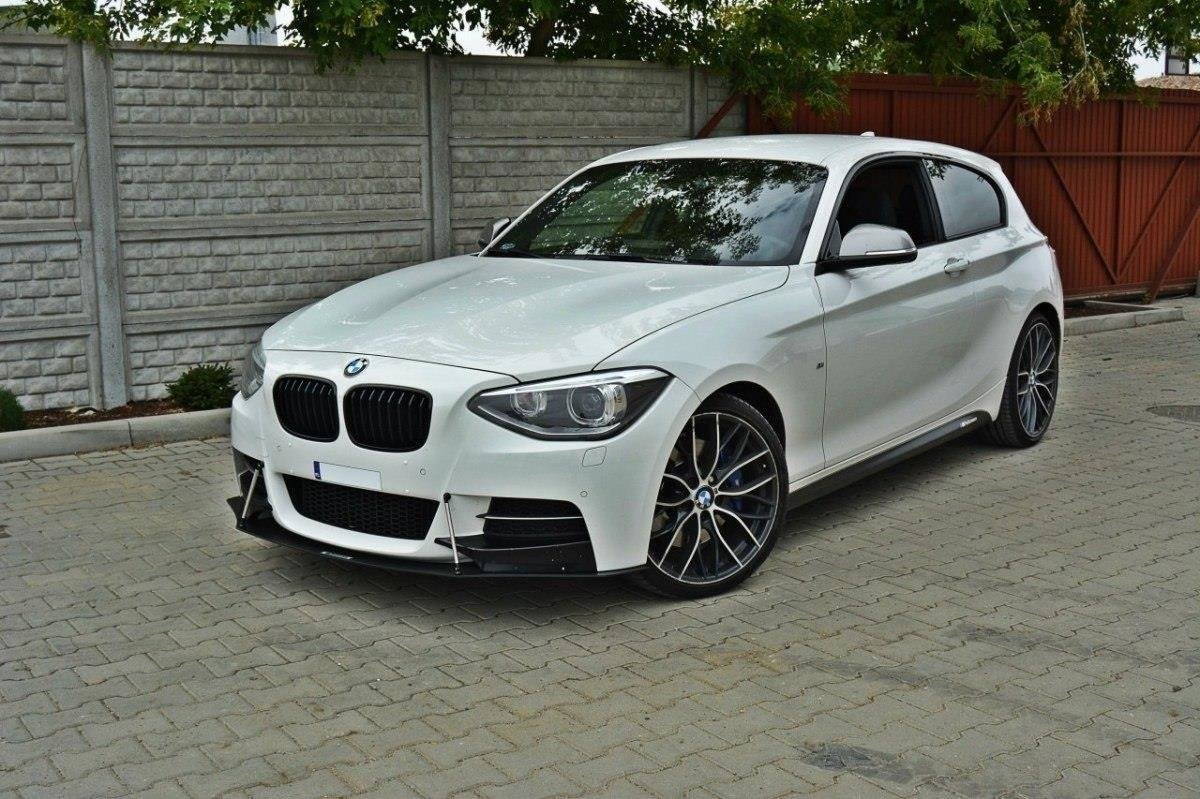 Racing Street+ Spoilerlippe Front Ansatz passend für BMW 1er F20/F21 M-Power (vor Facelift) – Ansicht 4