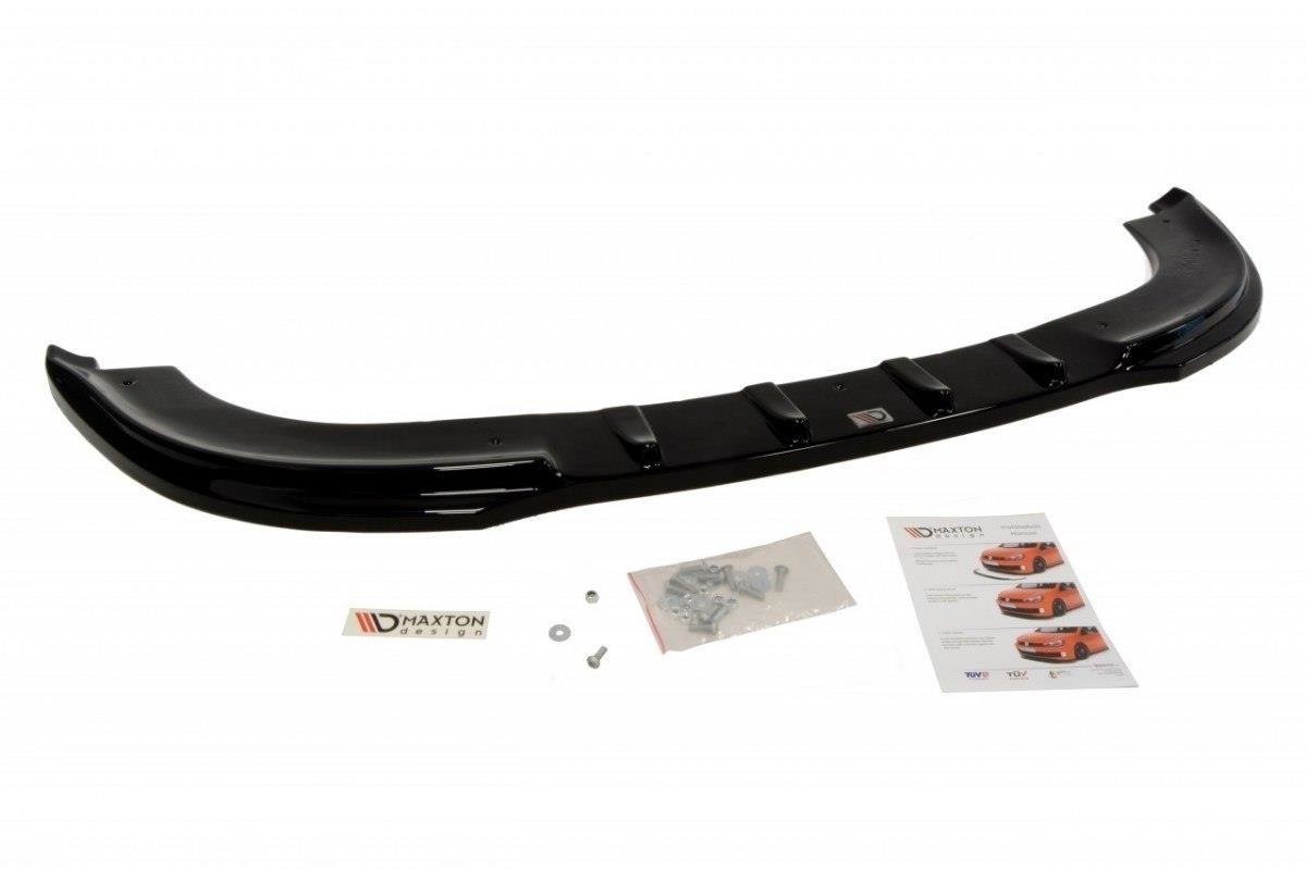 Street+ Spoilerlippe Front Ansatz passend für VW Touran Mk1 schwarz Hochglanz – Ansicht 3