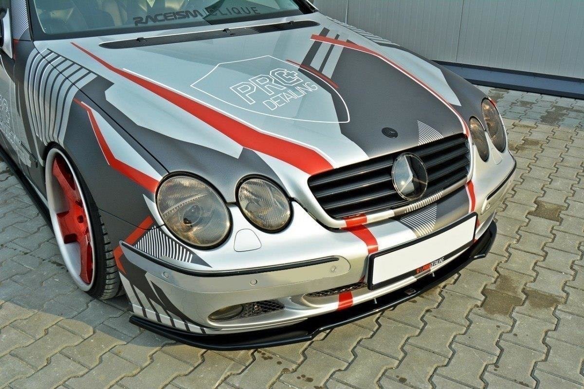 Street+ Spoilerlippe Front Ansatz passend für MERCEDES CL-KLASSE C215 schwarz Hochglanz – Ansicht 3