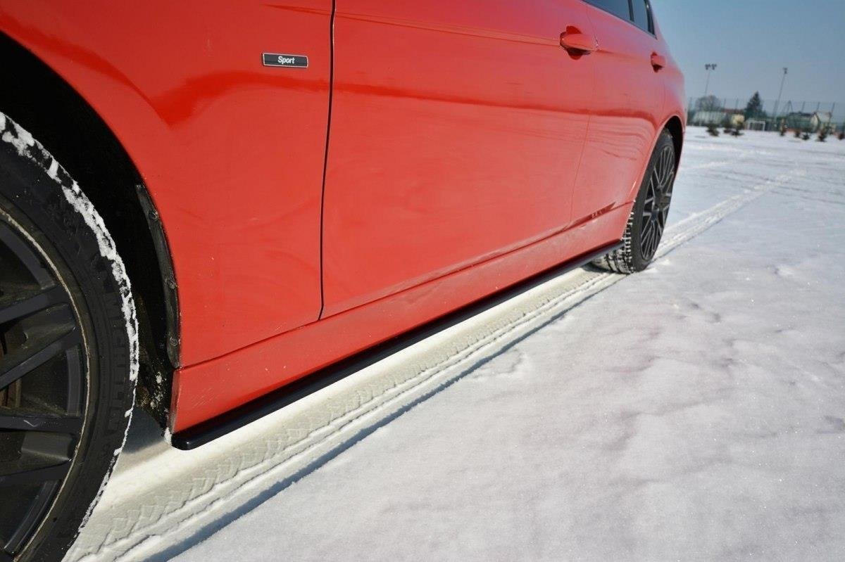 Street+ Seitenschweller Leisten passend für BMW 3er F30 schwarz Hochglanz – Ansicht 2