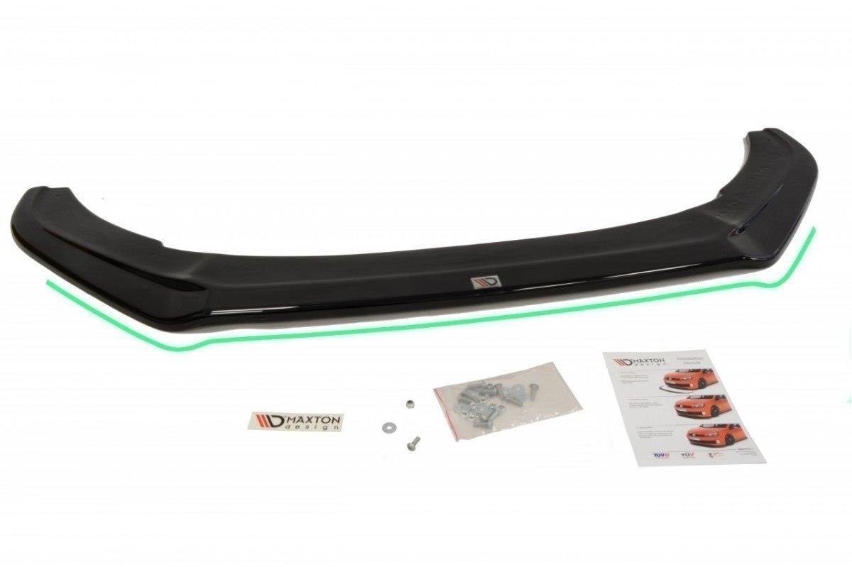 Street+ Spoilerlippe Front Ansatz V.2 passend für VW Polo GTI Mk5 Facelift schwarz Hochglanz – Ansicht 5