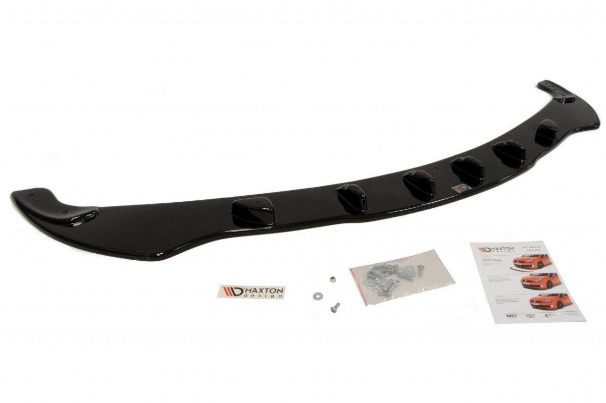 Street+ Spoilerlippe Front Ansatz passend für BMW 5er E60 / E61 (vor Facelift) schwarz Hochglanz – Ansicht 1