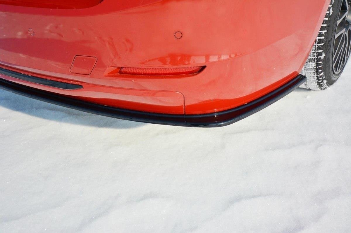 Heck Ansatz Flaps Diffusor passend für BMW 3er F30 schwarz Hochglanz – Ansicht 2