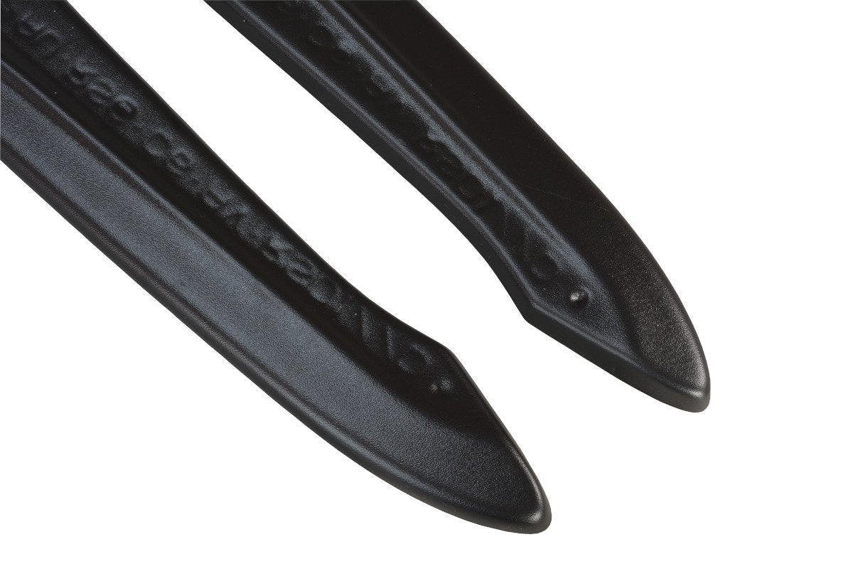 Heck Ansatz Flaps Diffusor passend für Audi RS6 C6 Avant schwarz Hochglanz – Ansicht 3