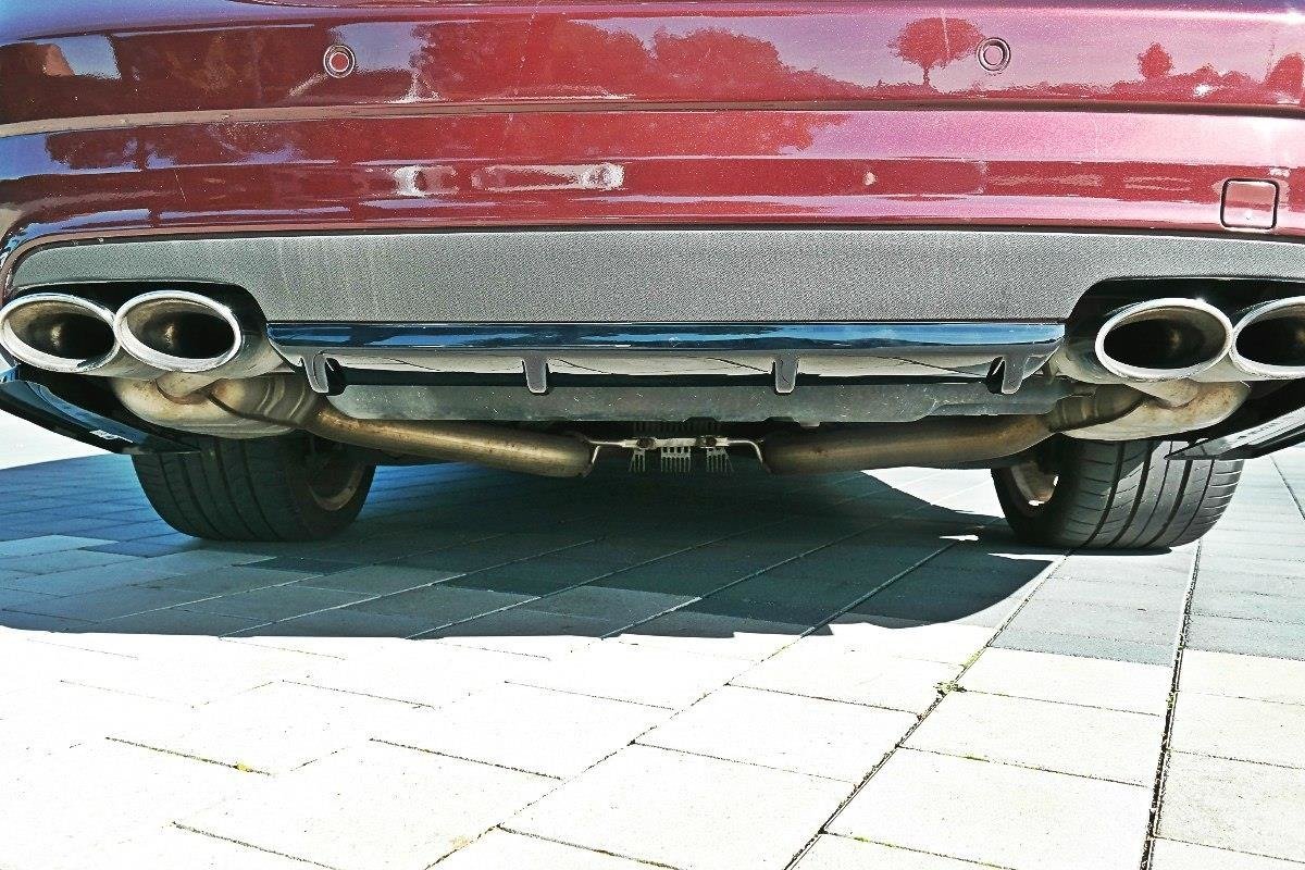 Diffusor Heck Ansatz passend für Mercedes CLS C219 55AMG schwarz Hochglanz – Ansicht 3