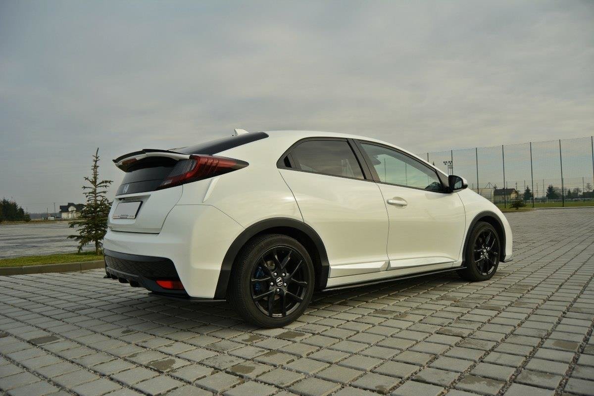 Heckspoiler Lippe Honda Civic Mk9 Facelift schwarz Hochglanz – Ansicht 6
