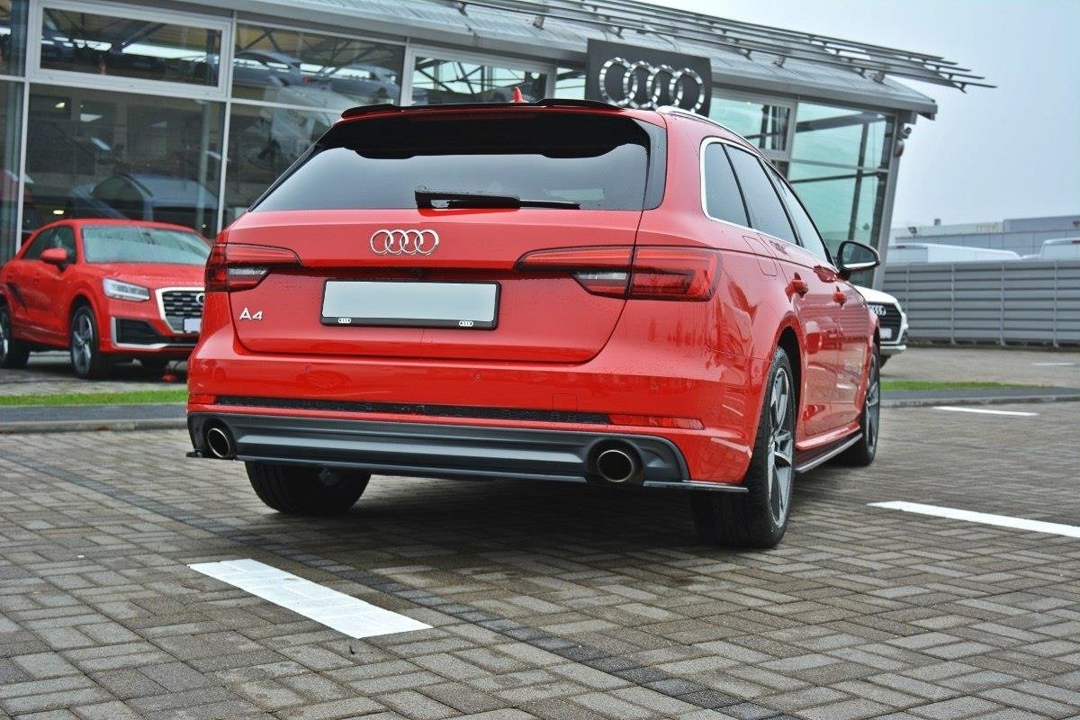 Heckansatz Audi A4 B9 S-Line schwarz Hochglanz – Ansicht 3