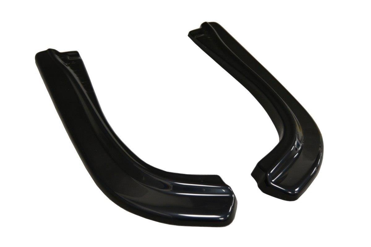 Heck Ansatz Flaps Diffusor passend für Infiniti G37 Limousine schwarz Hochglanz – Ansicht 5