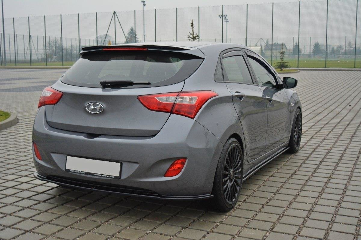 Heckspoiler Lippe Hyundai i30 mk.2 schwarz Hochglanz – Ansicht 4