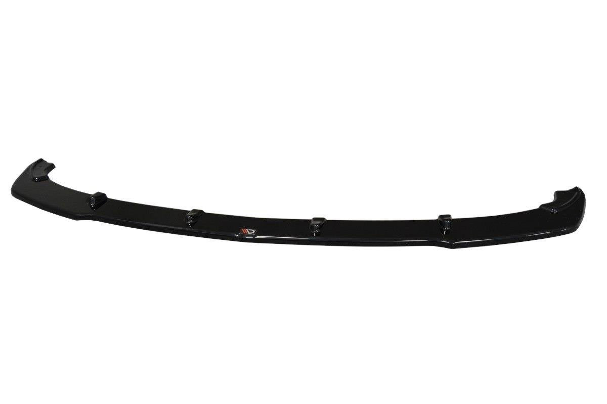 Street+ Spoilerlippe Front Ansatz V.1 passend für Infiniti G37 Limousine schwarz Hochglanz – Ansicht 5