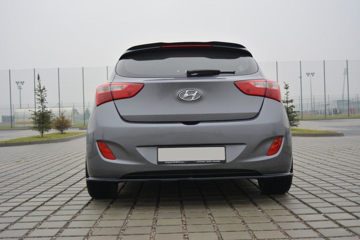 Heckspoiler Lippe Hyundai i30 mk.2 schwarz Hochglanz – Ansicht 3