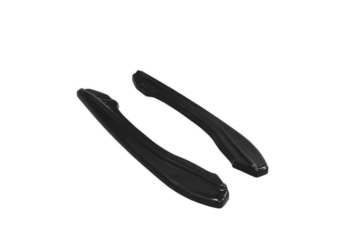 Heck Ansatz Flaps Diffusor passend für BMW M6 E63 schwarz Hochglanz – Ansicht 7