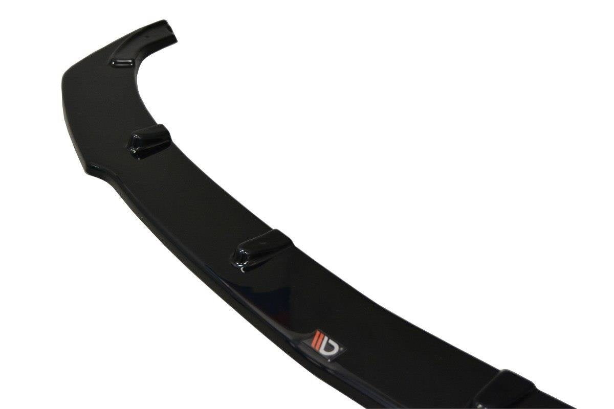 Street+ Spoilerlippe Front Ansatz V.1 passend für Infiniti G37 Limousine schwarz Hochglanz – Ansicht 6