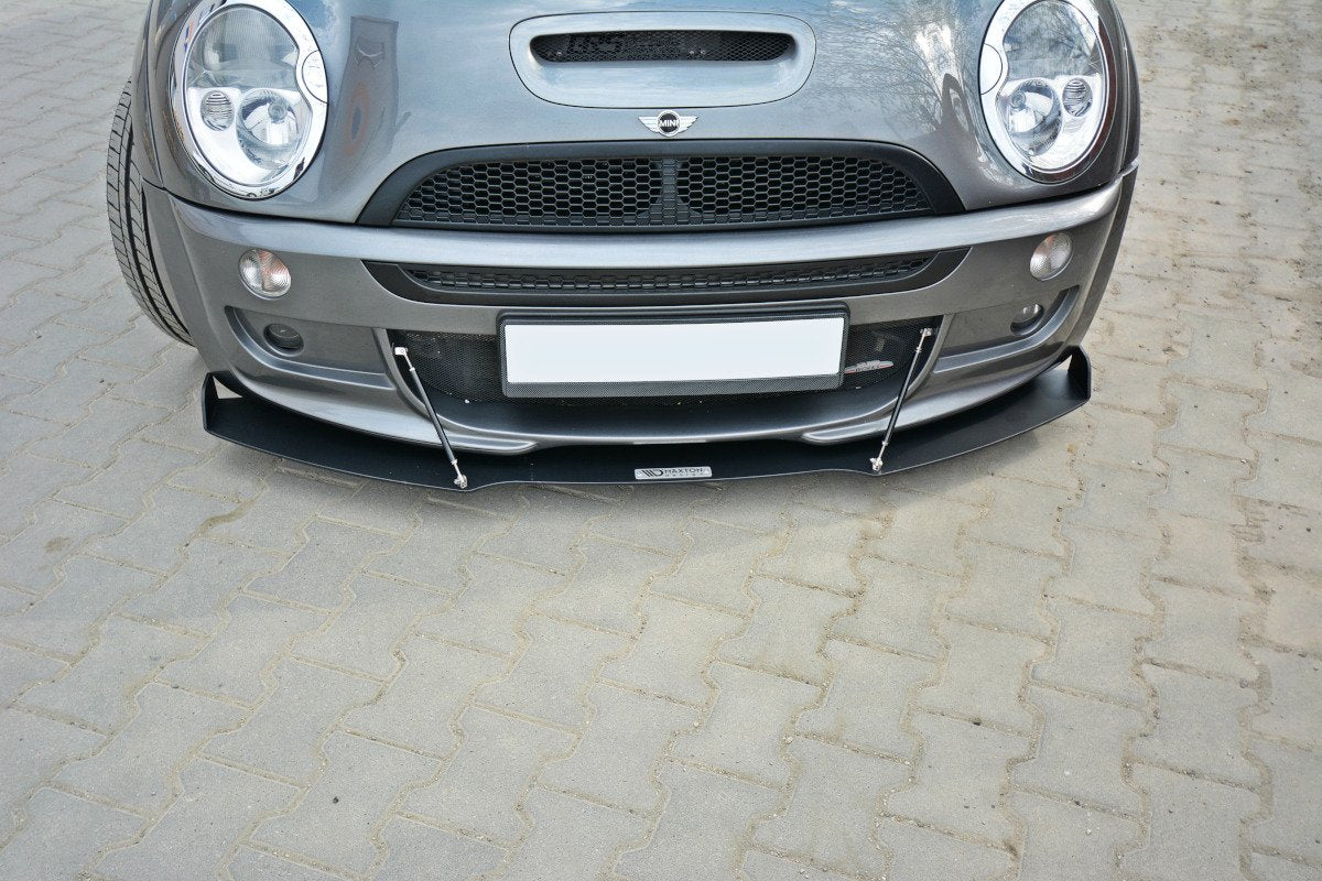 Racing Street+ Spoilerlippe Front Ansatz passend für MINI R53 COOPER S JCW – Ansicht 3
