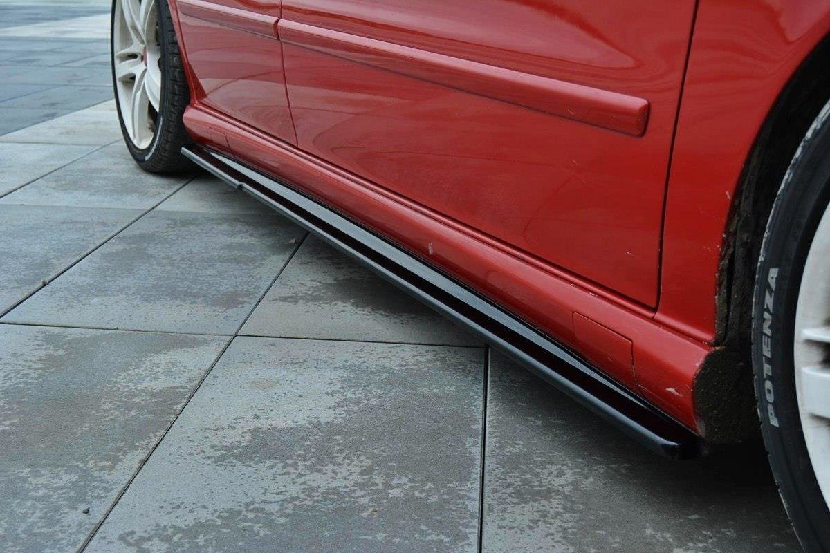 Street+ Seitenschweller Leisten passend für Seat Leon Mk1 Cupra schwarz Hochglanz – Ansicht 2