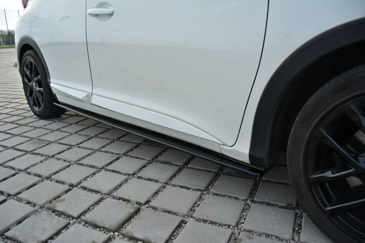 Street+ Seitenschweller Leisten passend für Honda Civic Mk9  schwarz Hochglanz – Ansicht 4