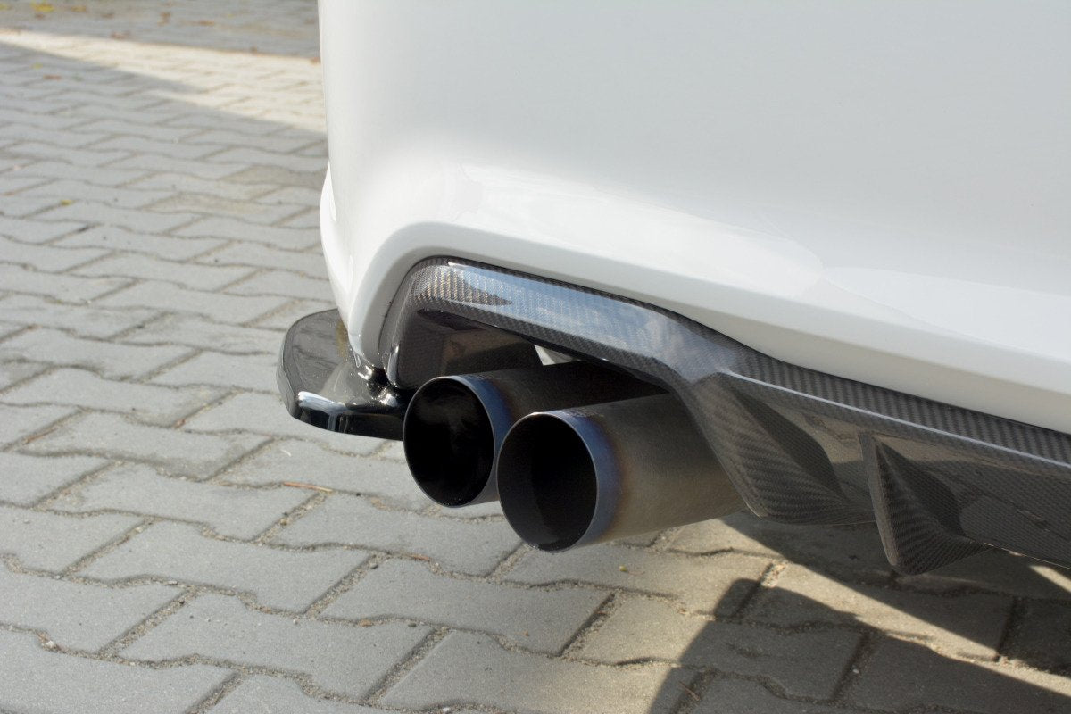 Heck Ansatz Flaps Diffusor passend für BMW M2 (F87) COUPÉ schwarz Hochglanz – Ansicht 6