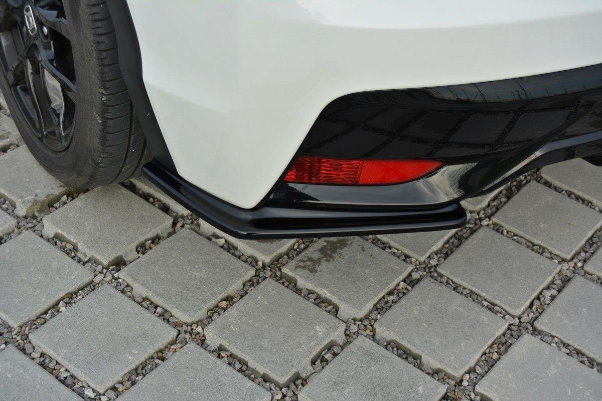 Heck Ansatz Flaps Diffusor passend für Honda Civic Mk9 Facelift schwarz Hochglanz – Ansicht 6