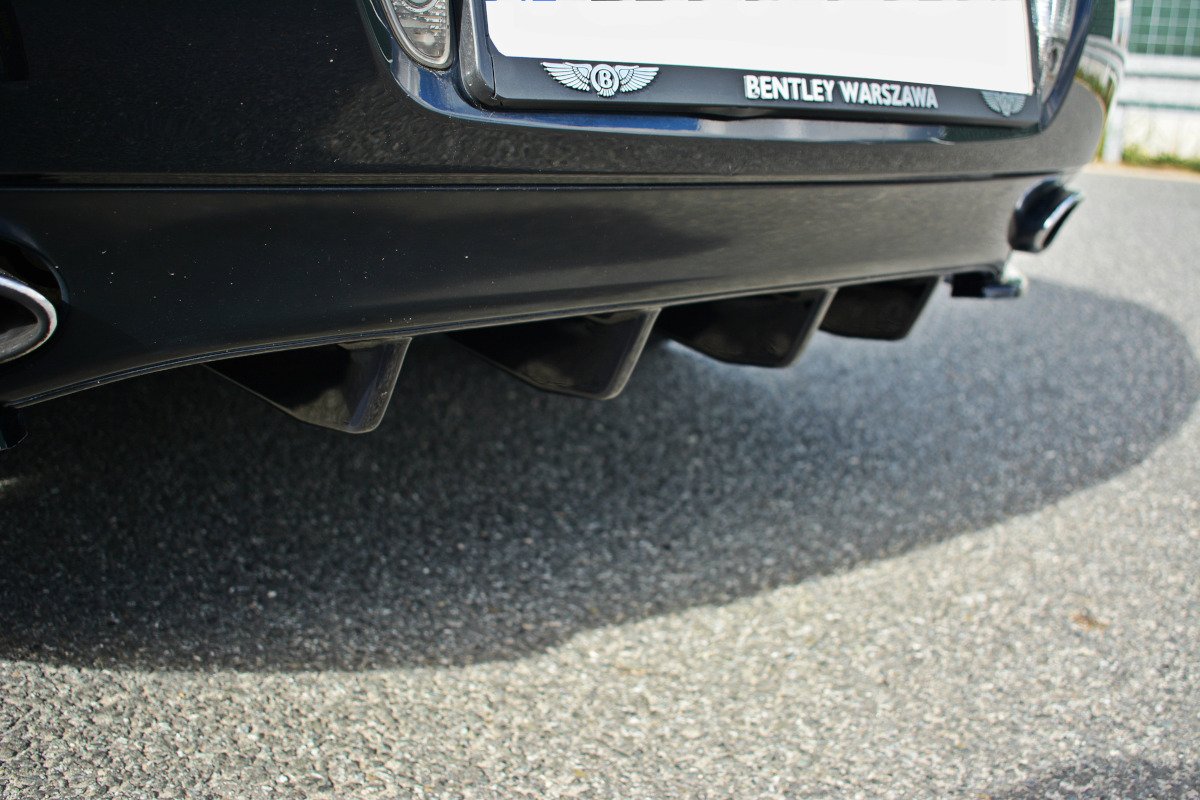 Diffusor Heck Ansatz passend für Bentley Continental GT schwarz Hochglanz – Ansicht 3